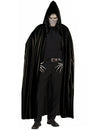 Cape avec capuche pour adulte noire