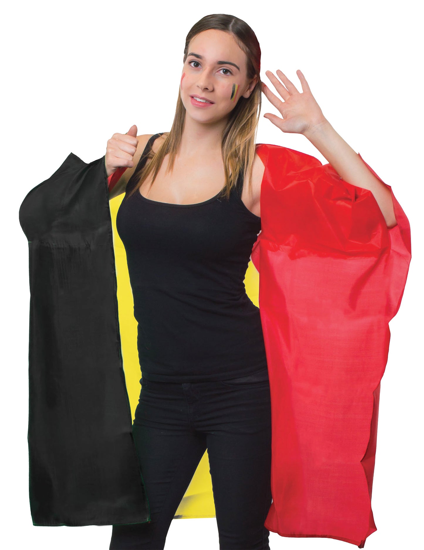 Plášť fanúšika Belgicka pre dospelých 150 x 87 cm 