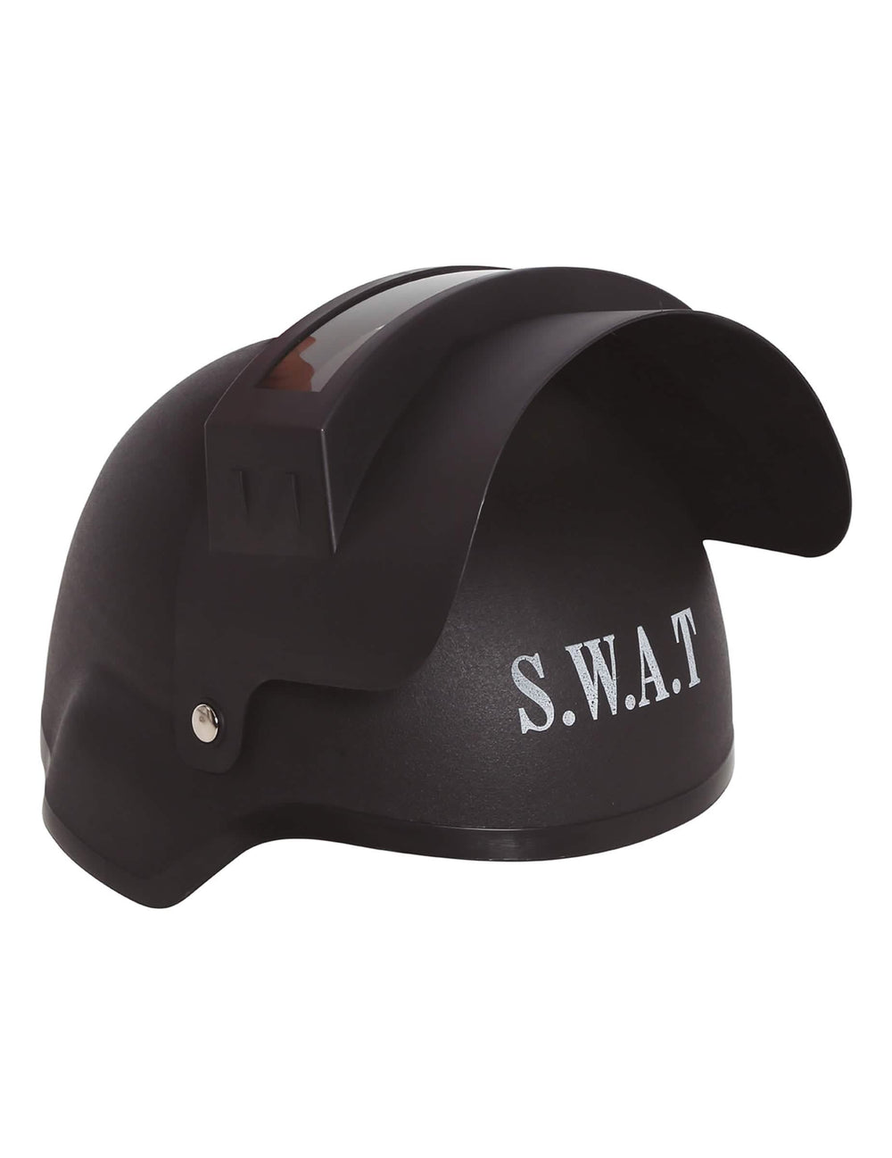 Bočný pohľad na protivzbúrkovú prilbu SWAT pre dospelého