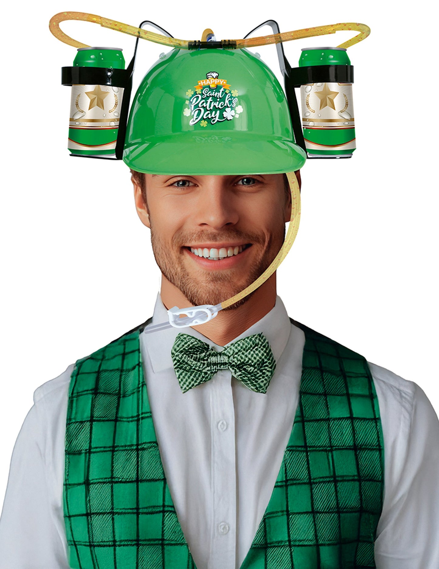 Zelená prilba proti smädu na Deň svätého Patrika pre dospelých 
