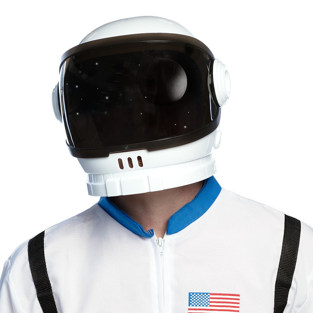 Prilba pre dospelých bielych astronautov