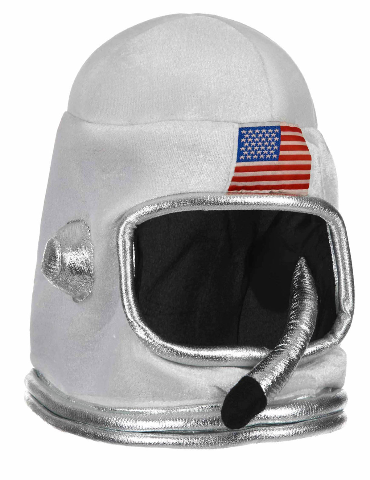 Pohľad z troch štvrtín na astronautskú prilbu pre dieťa