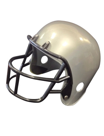 Šedá prilba amerického futbalistu pre deti