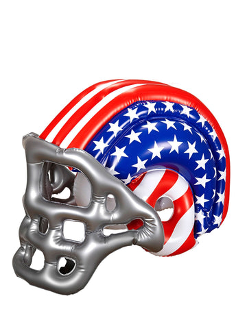 Nafukovacia futbalová prilba pre dospelých