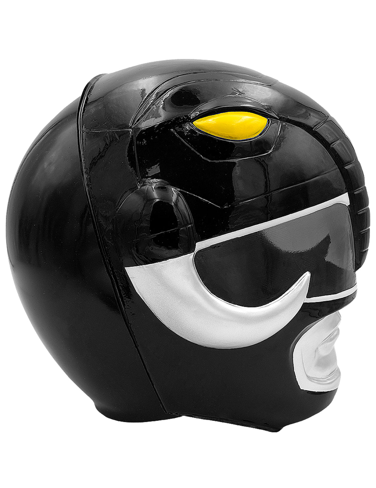 Vue de profil du casque Power Ranger
