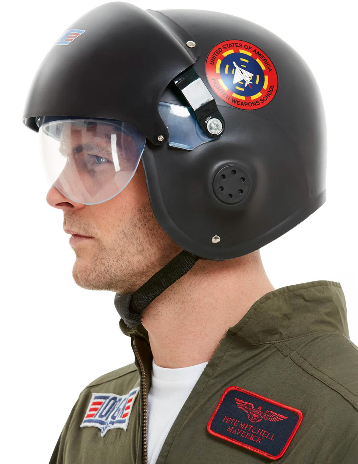 Detail bočného loga prilby Top Gun™ Deluxe