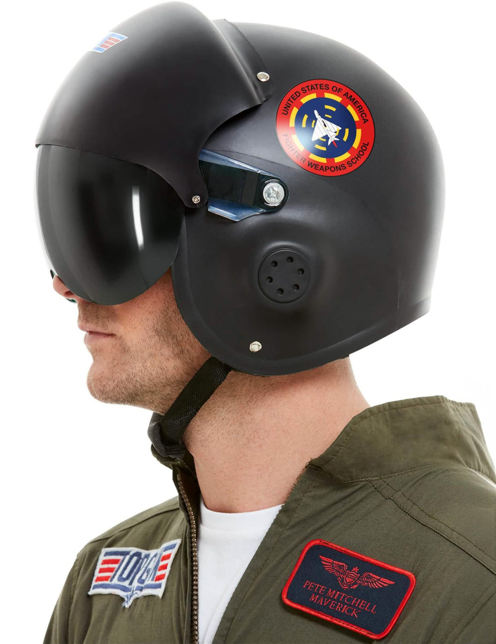 Bočný pohľad na prilbu Top Gun™ Deluxe