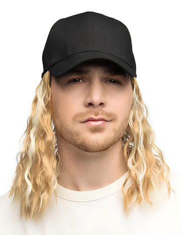 Čiapka s blond parochňou