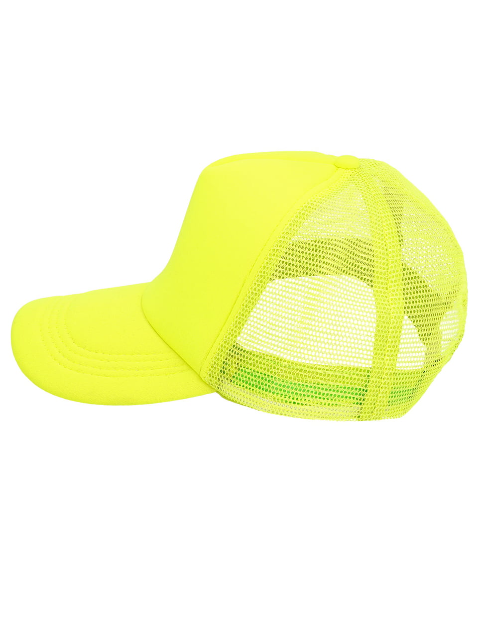 Fluorescenčná žltá čiapka pre dospelých