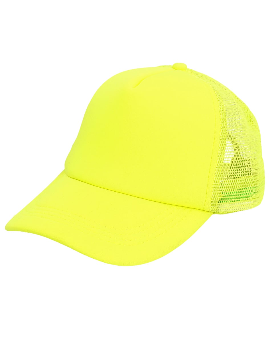Fluorescenčná žltá čiapka pre dospelých