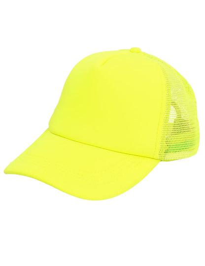 Fluorescenčná žltá čiapka pre dospelých