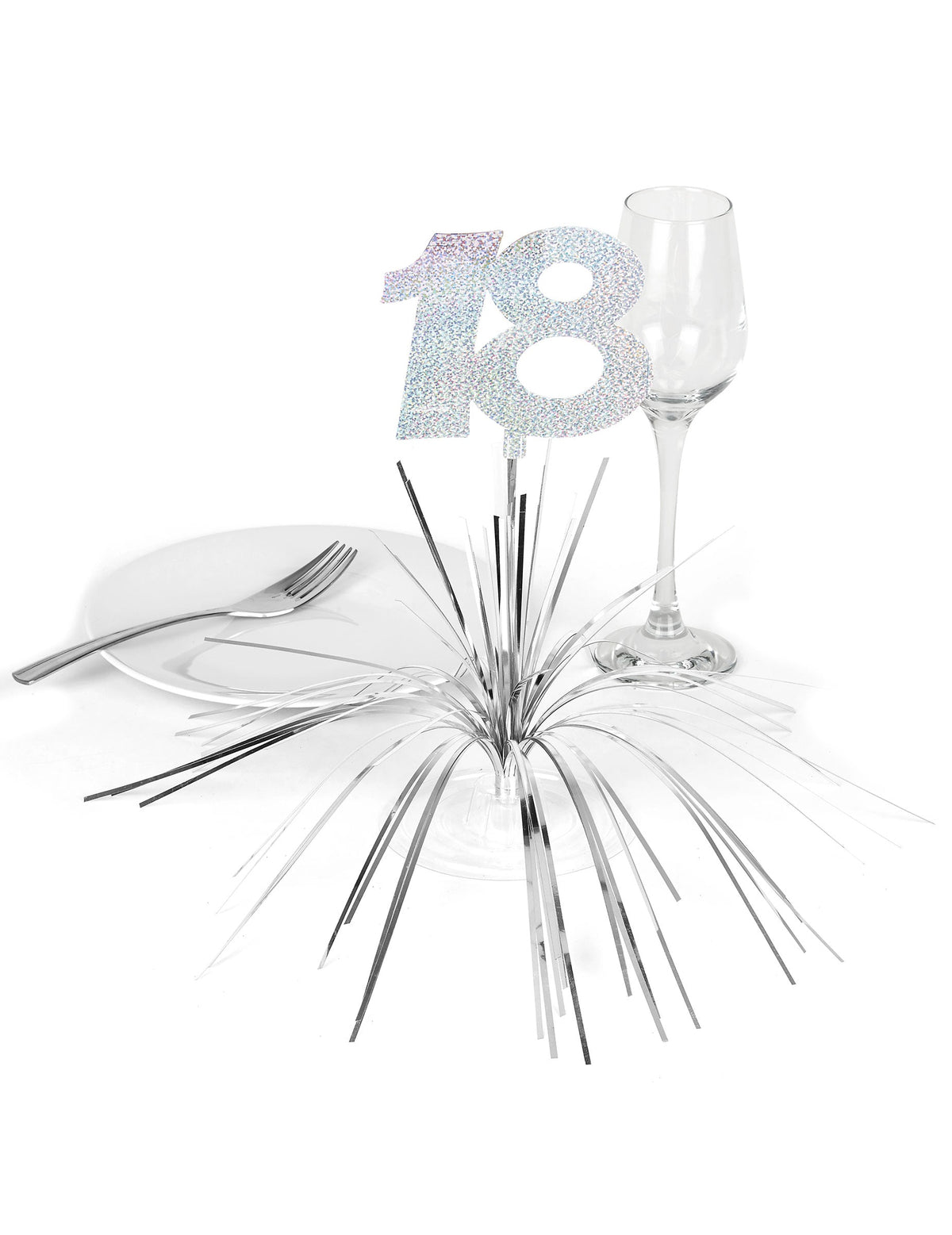 Mise en situation sur une table du centre de table 18 ans