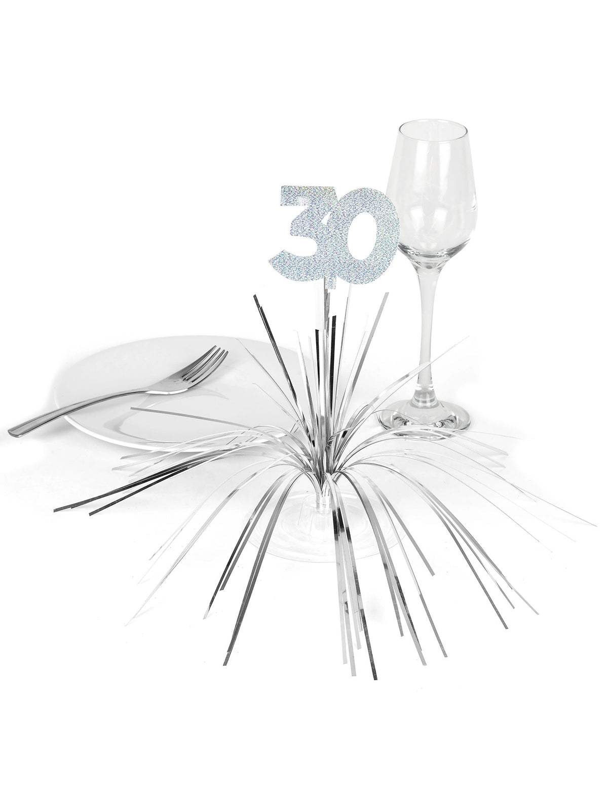 Mise en situation du centre de table 30 ans