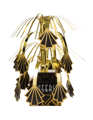 Cascade Table Center Roky 20 čiernych a zlatých 23 cm