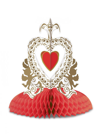 Centrum vinobrania červeného Valentína 30 cm
