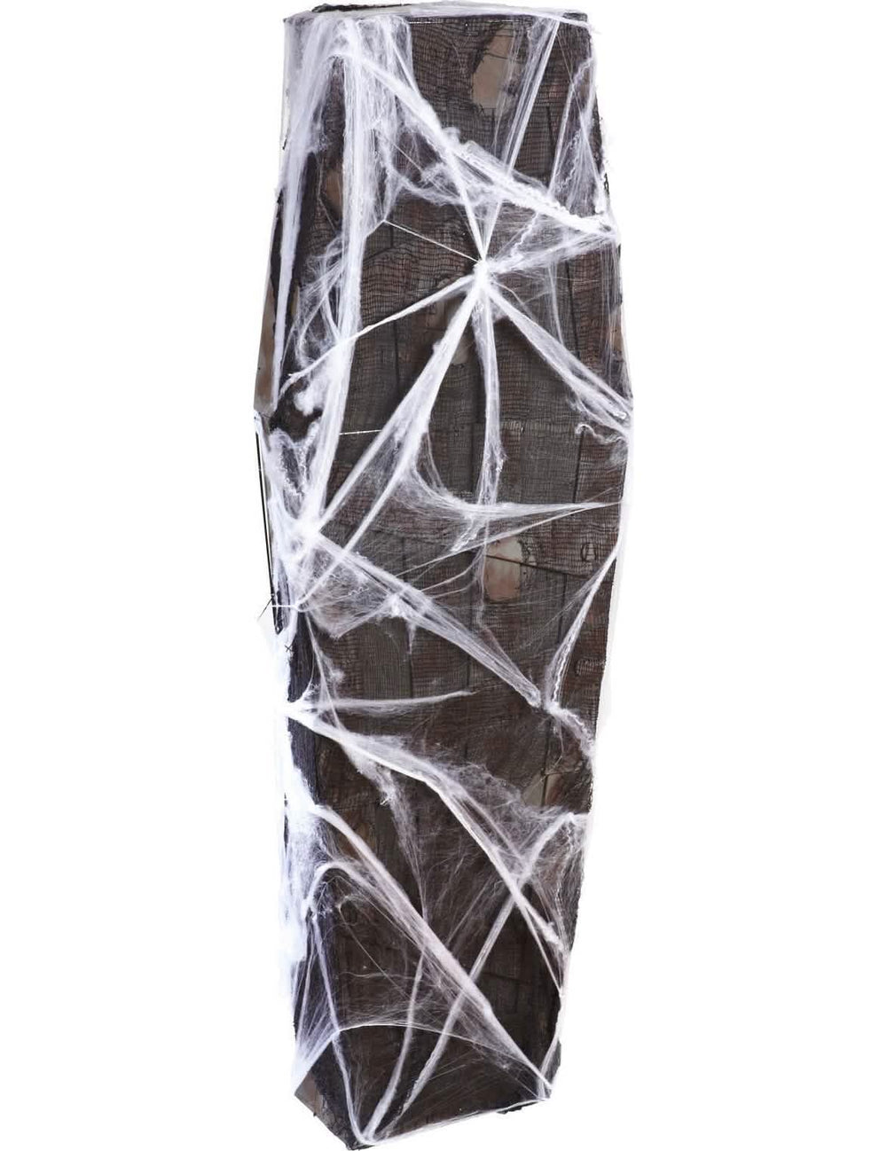 Rakva na halloween na dekoráciu s bielou pavučinou