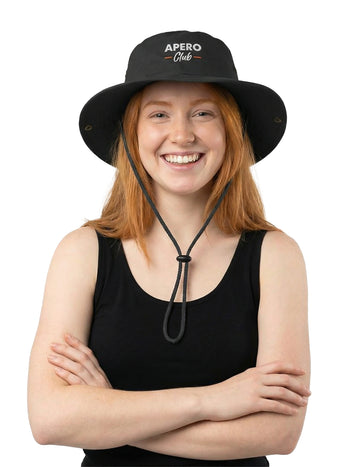Klobúk s čiernou šnúrkou Apero Club 