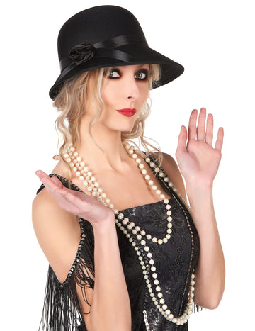 Klobúk Charleston rokov 20 žien