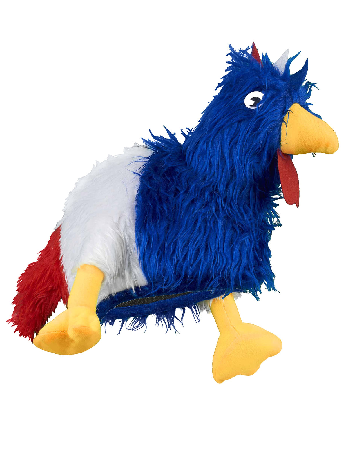 Vue de profil du chapeau coq supporter France