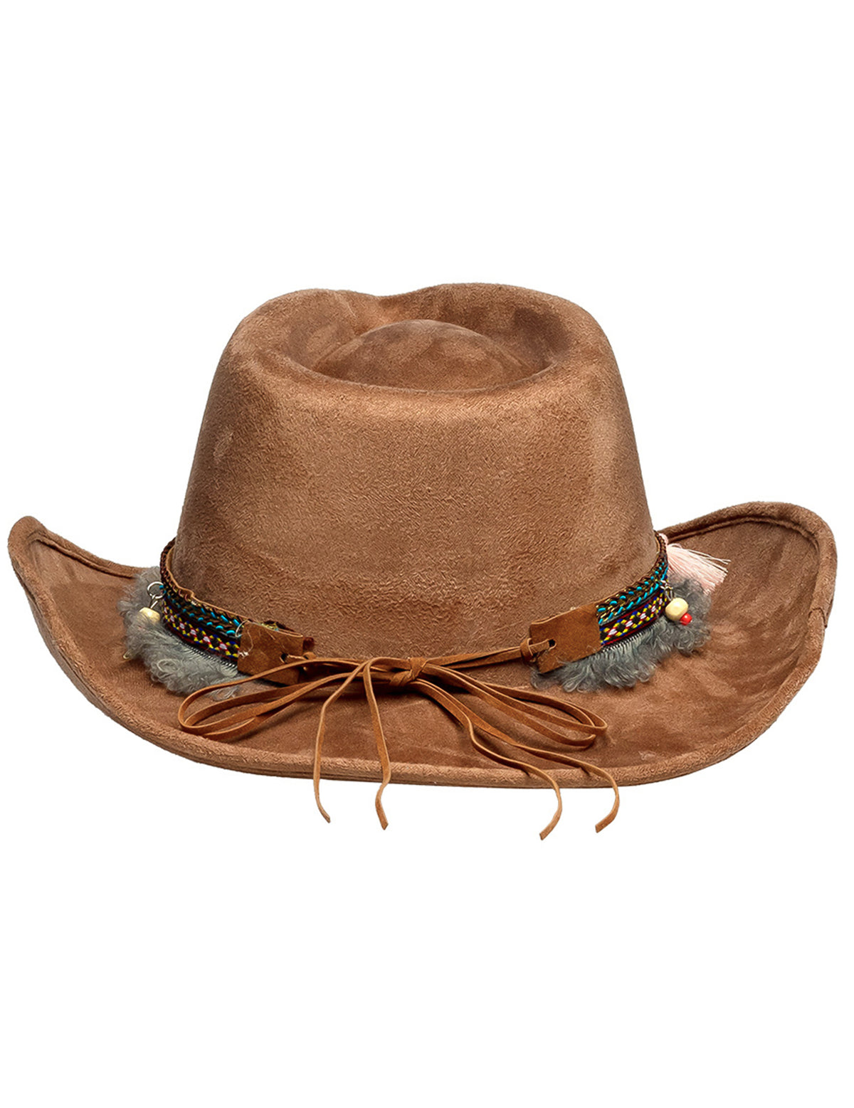 Vue de dos du Chapeau Cowboy Festival pour adulte