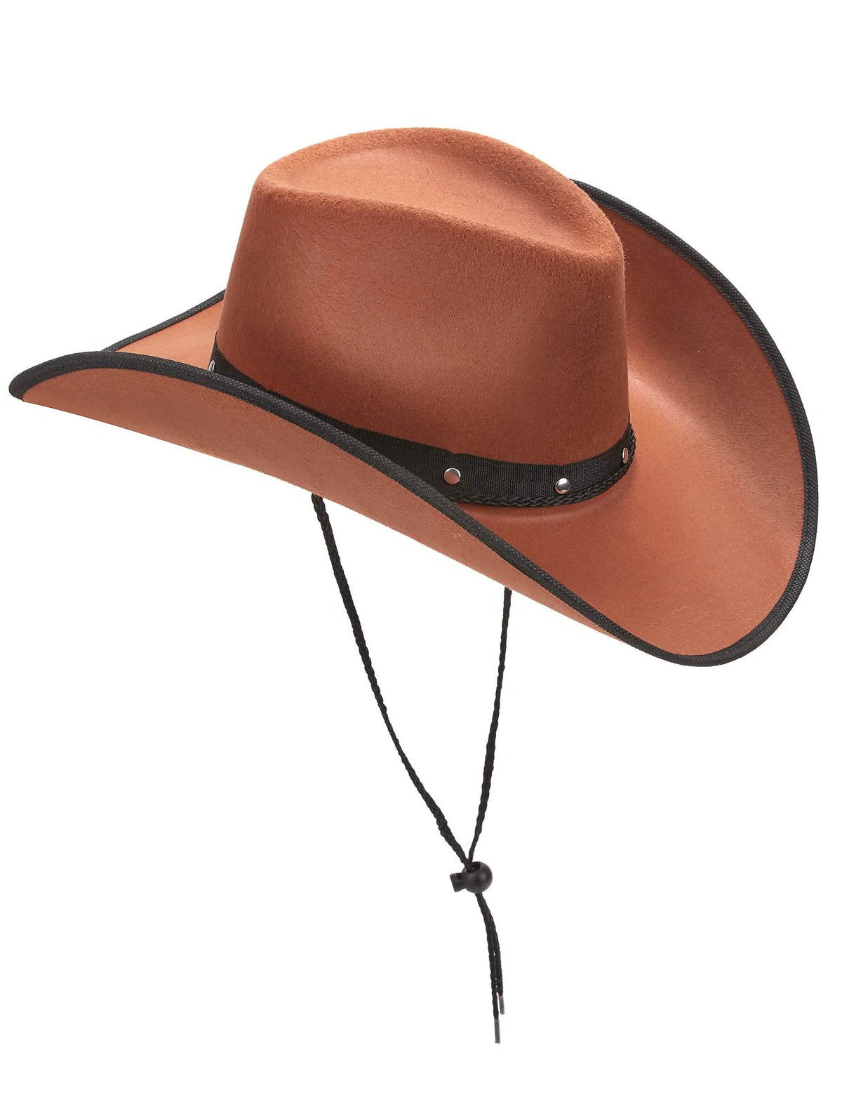 Profilový pohľad na kovbojský klobúk pre dospelý