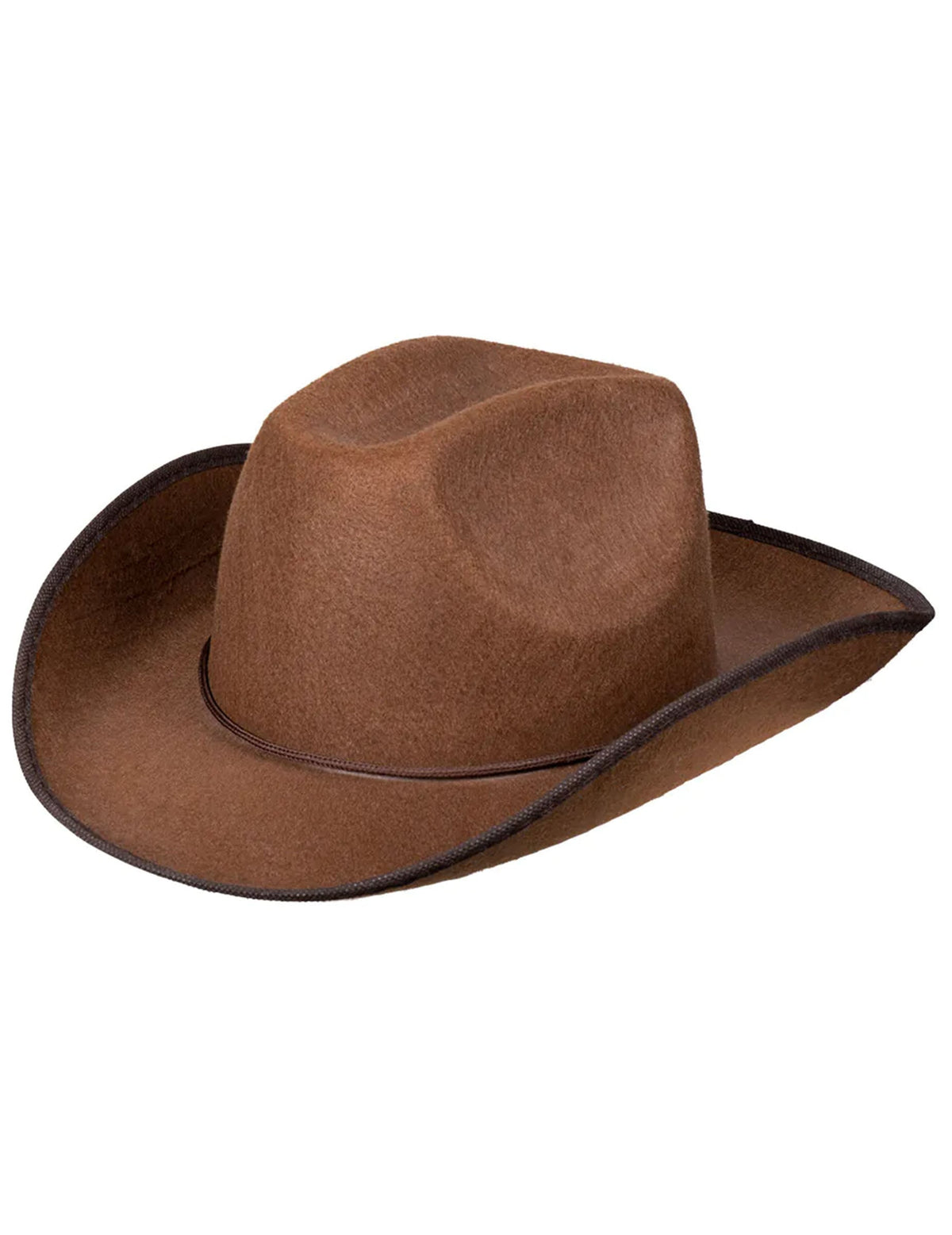 Vue de trois-quart du chapeau cowboy