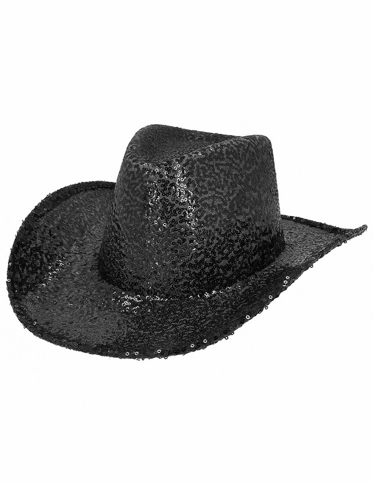 Vue de trois quarts du chapeau de cowboy