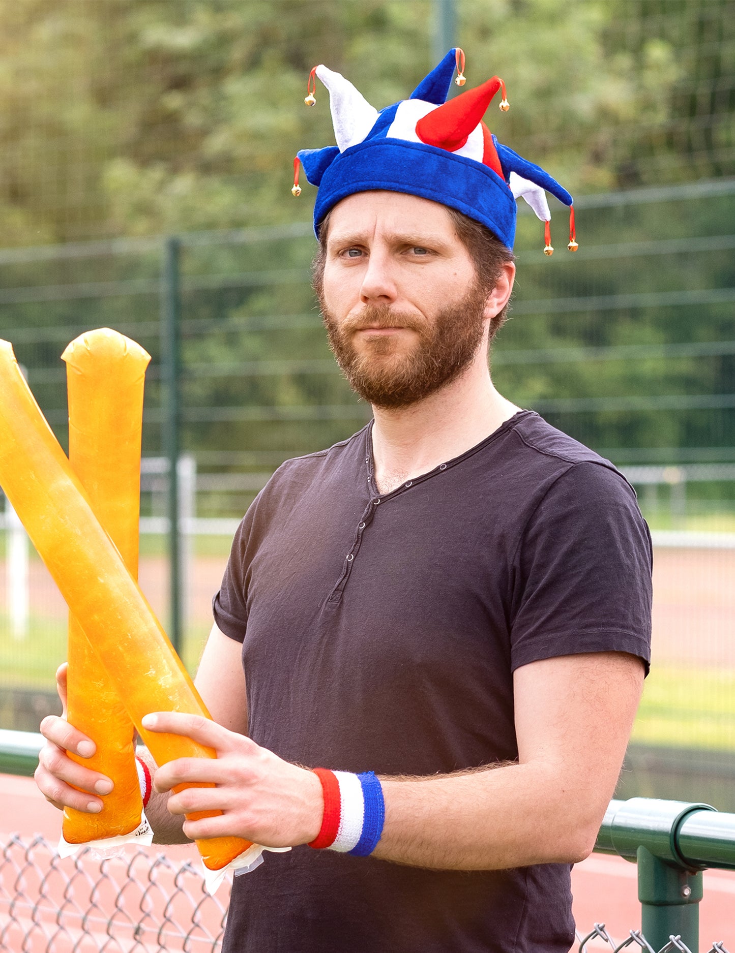 Klobúk Tricolor Bouffon podporuje Francúzsko