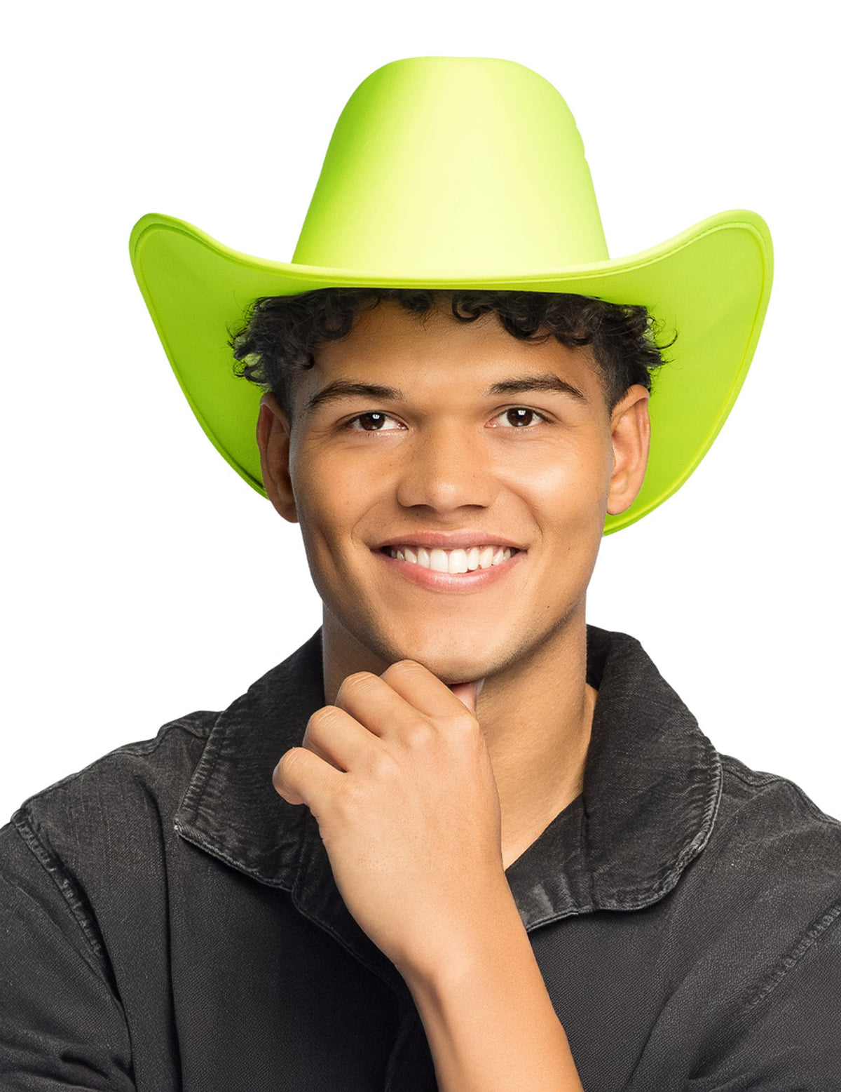 Vue de face du chapeau de cowboy
