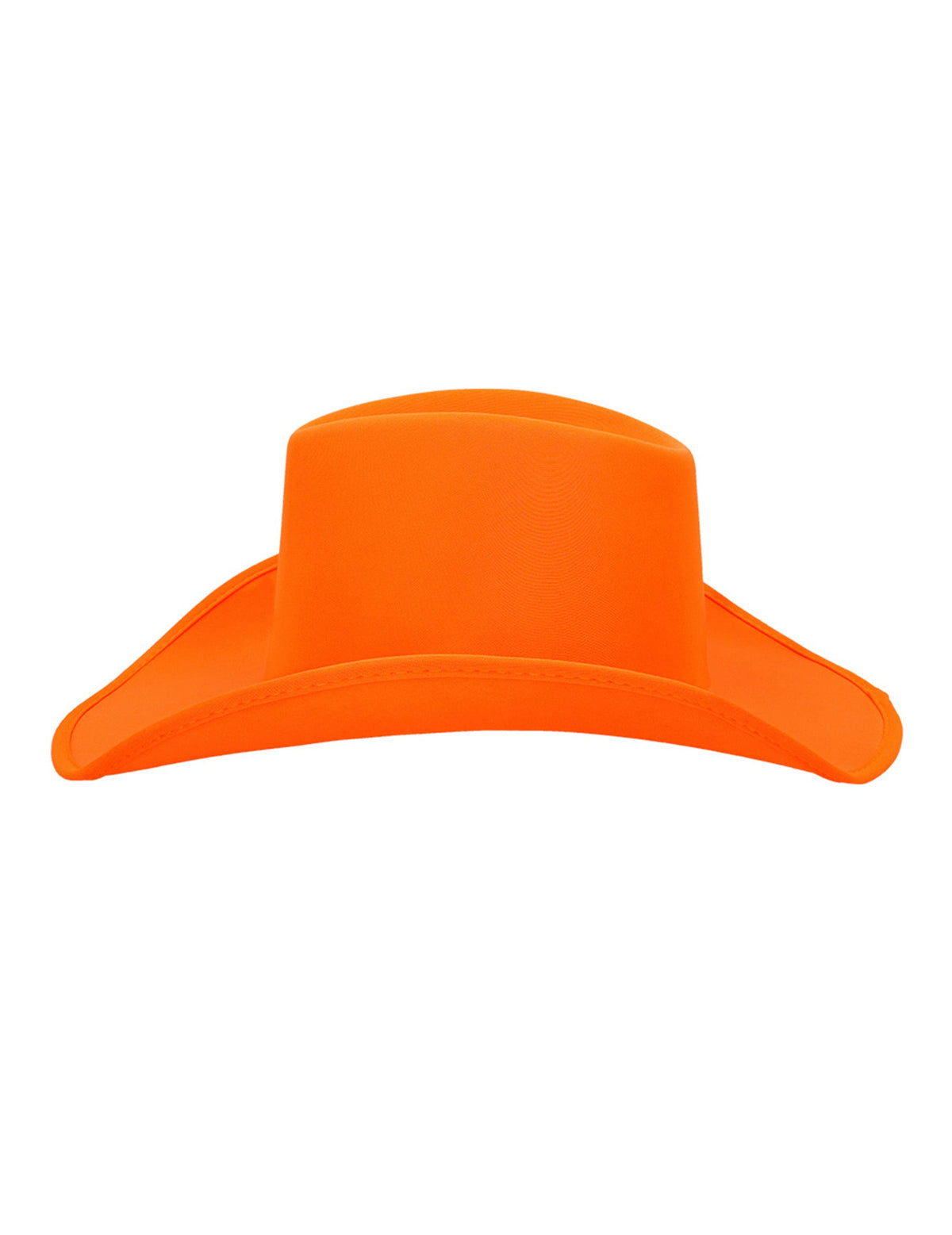 Vue de face du chapeau de cowboy pour adulte