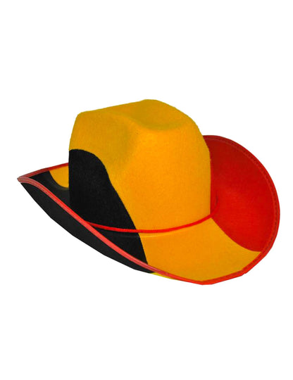 Kovbojský klobúk fanúšika Belgicka pre dospelých