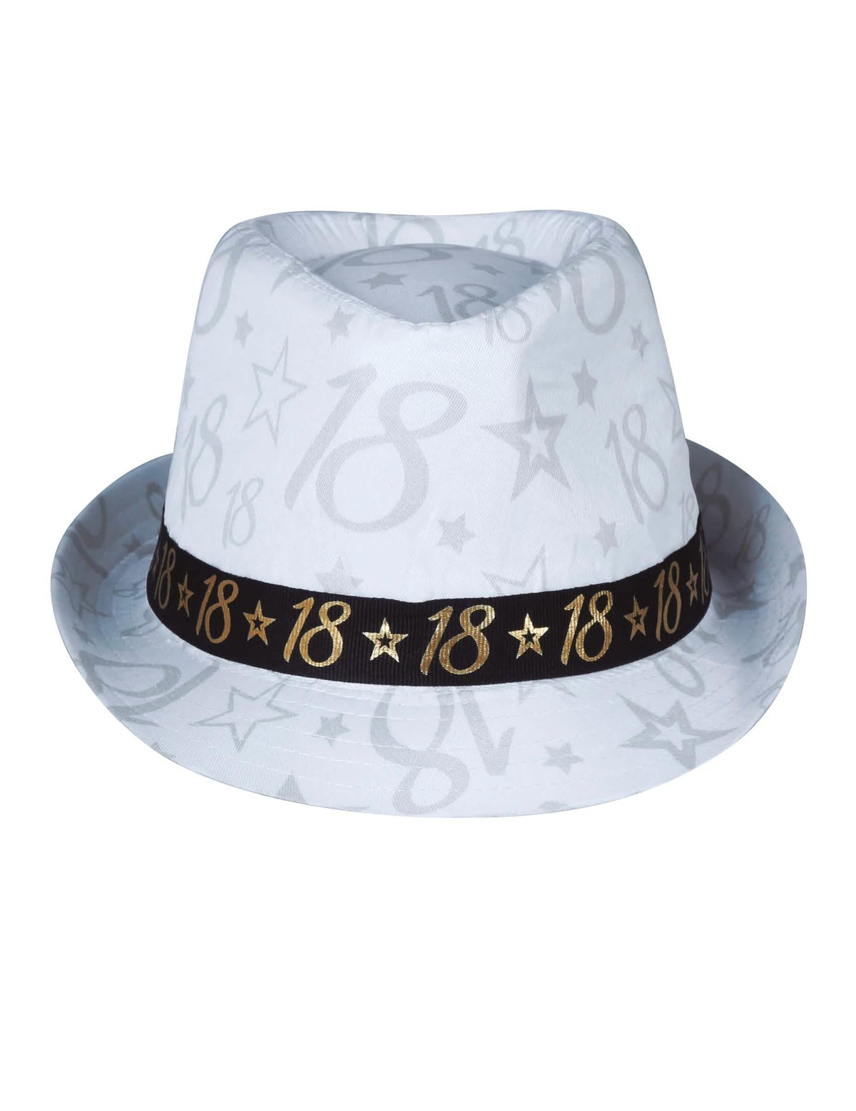 Vue de face du Chapeau de gangster 18 ans