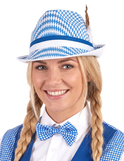 Klobúk bavorskej vlajky pre dospelých