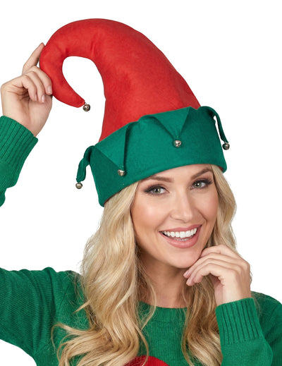 Lutin klobúk s vianočnými zvonmi dospelých