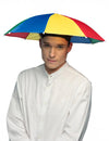 Chapeau parapluie multicolore pour adulte rouge jaune bleu et vert