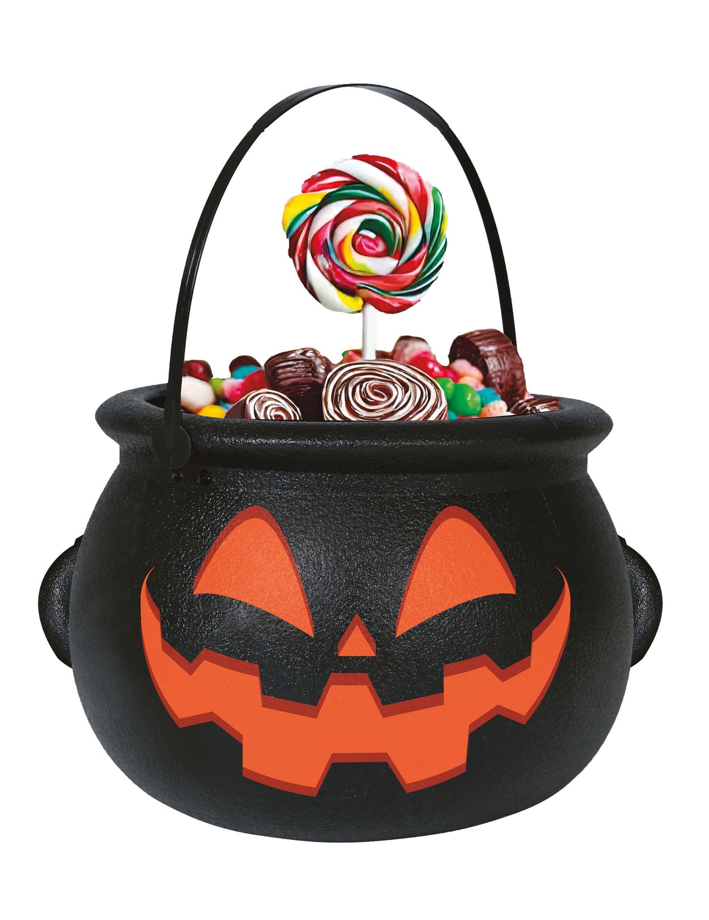 Kotlík s čiernymi tekvicami 16 cm