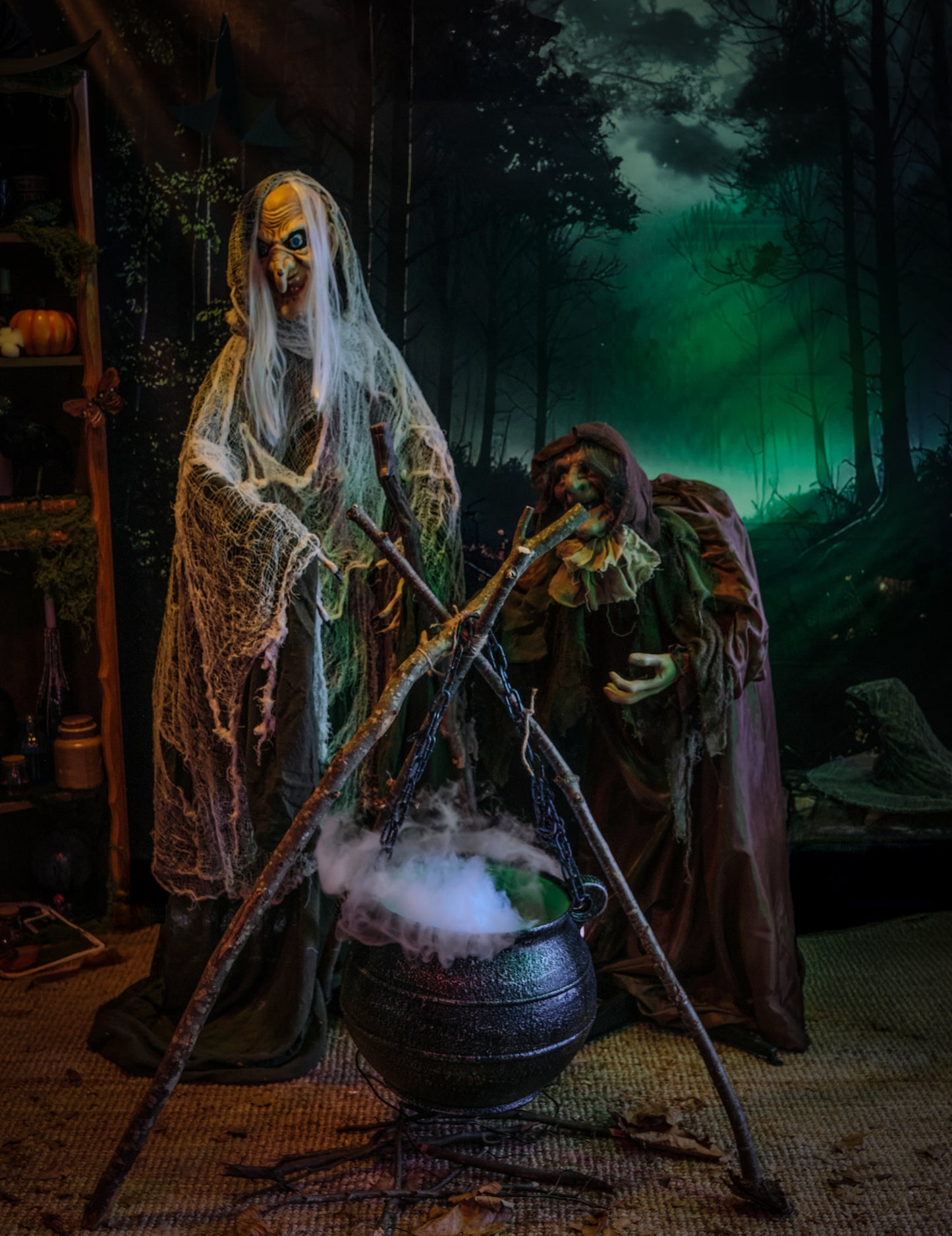 Čarodejnícky kotol s hmlou 45 cm