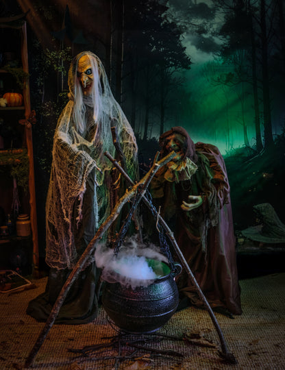 Čarodejnícky kotol s hmlou 45 cm