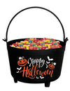 Chaudron Happy Halloween pour enfant noir avec citrouilles et bonbons