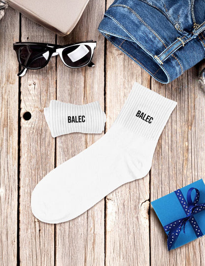 Pánske biele ponožky Balec