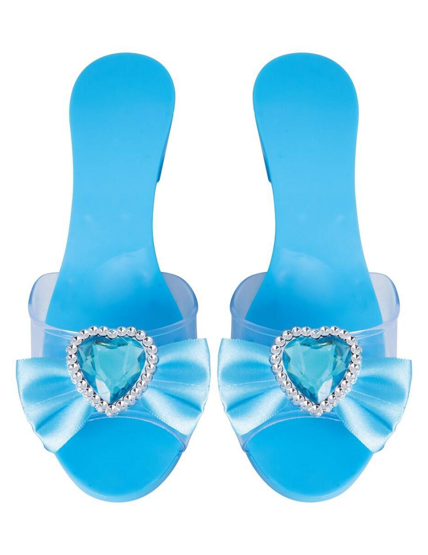 Vue de dessus des chaussures de princesse pour enfant
