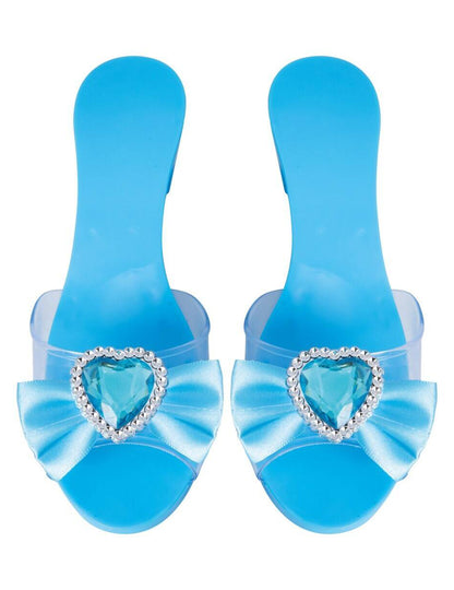 Vue de dessus des chaussures de princesse pour enfant