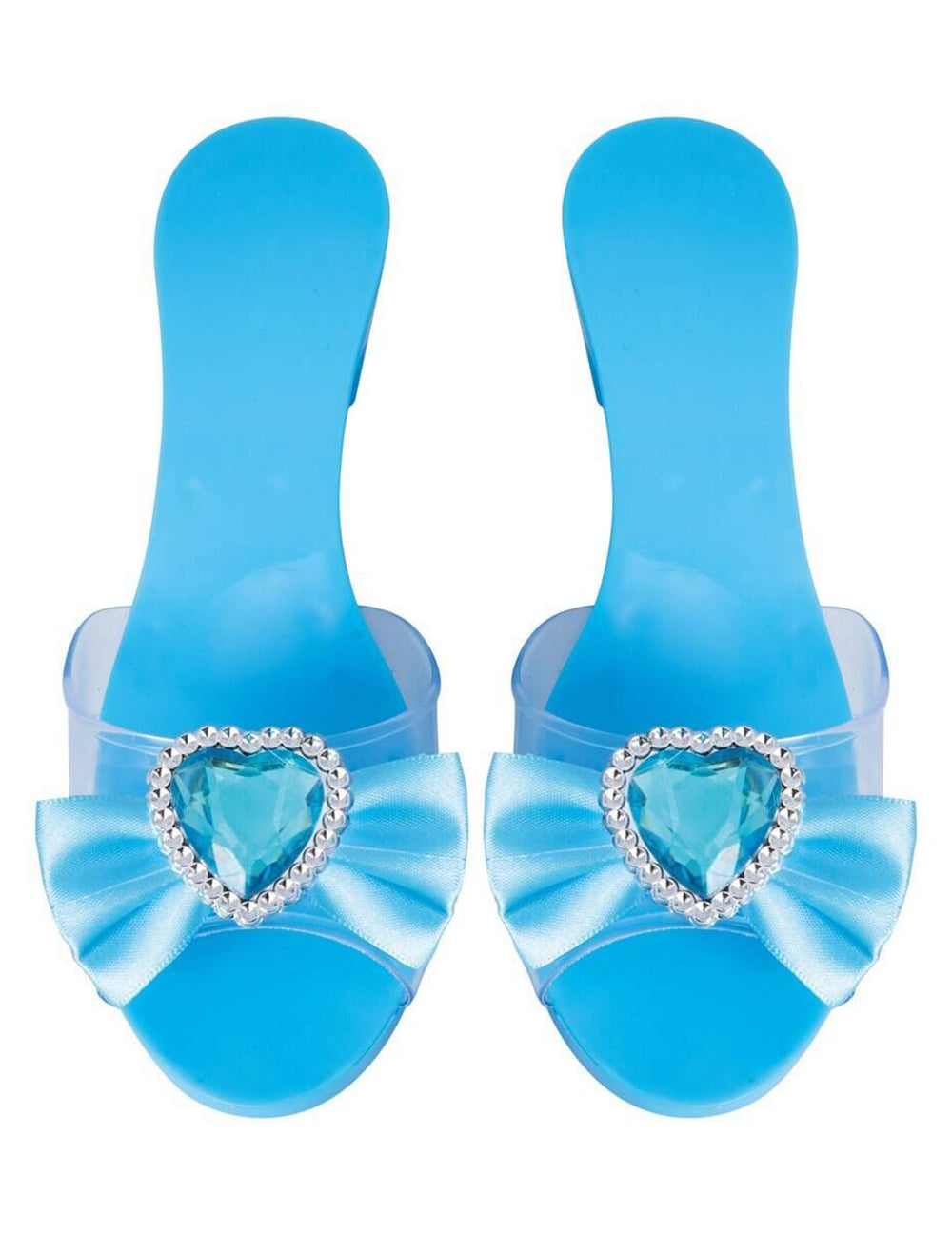 Vue de dessus des chaussures de princesse pour enfant