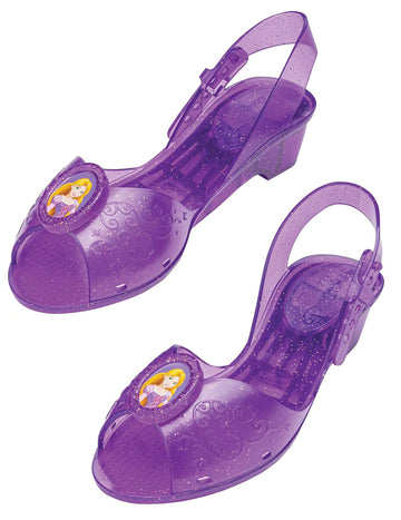 Detská fialová rapunzel princezná topánky