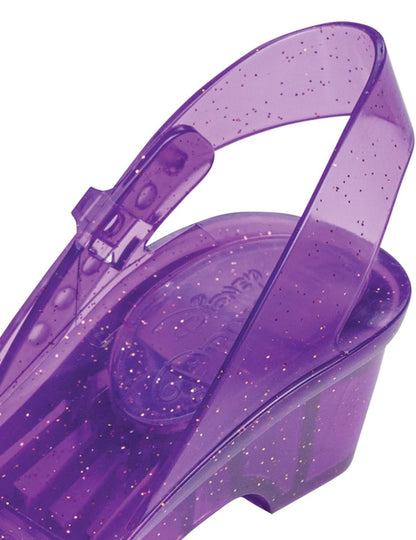 Detská fialová rapunzel princezná topánky