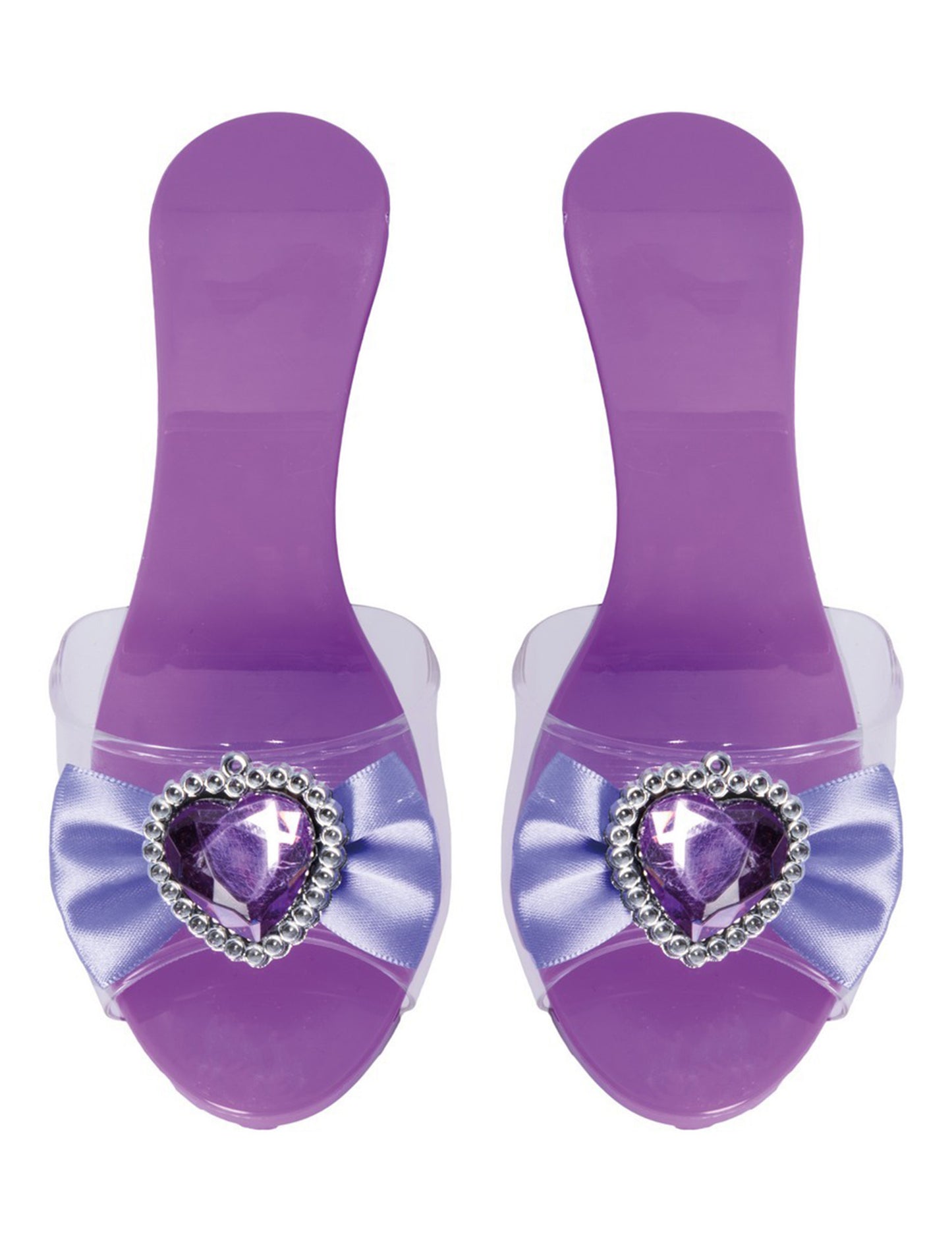 Vue de dessus des chaussures de princesse pour enfant