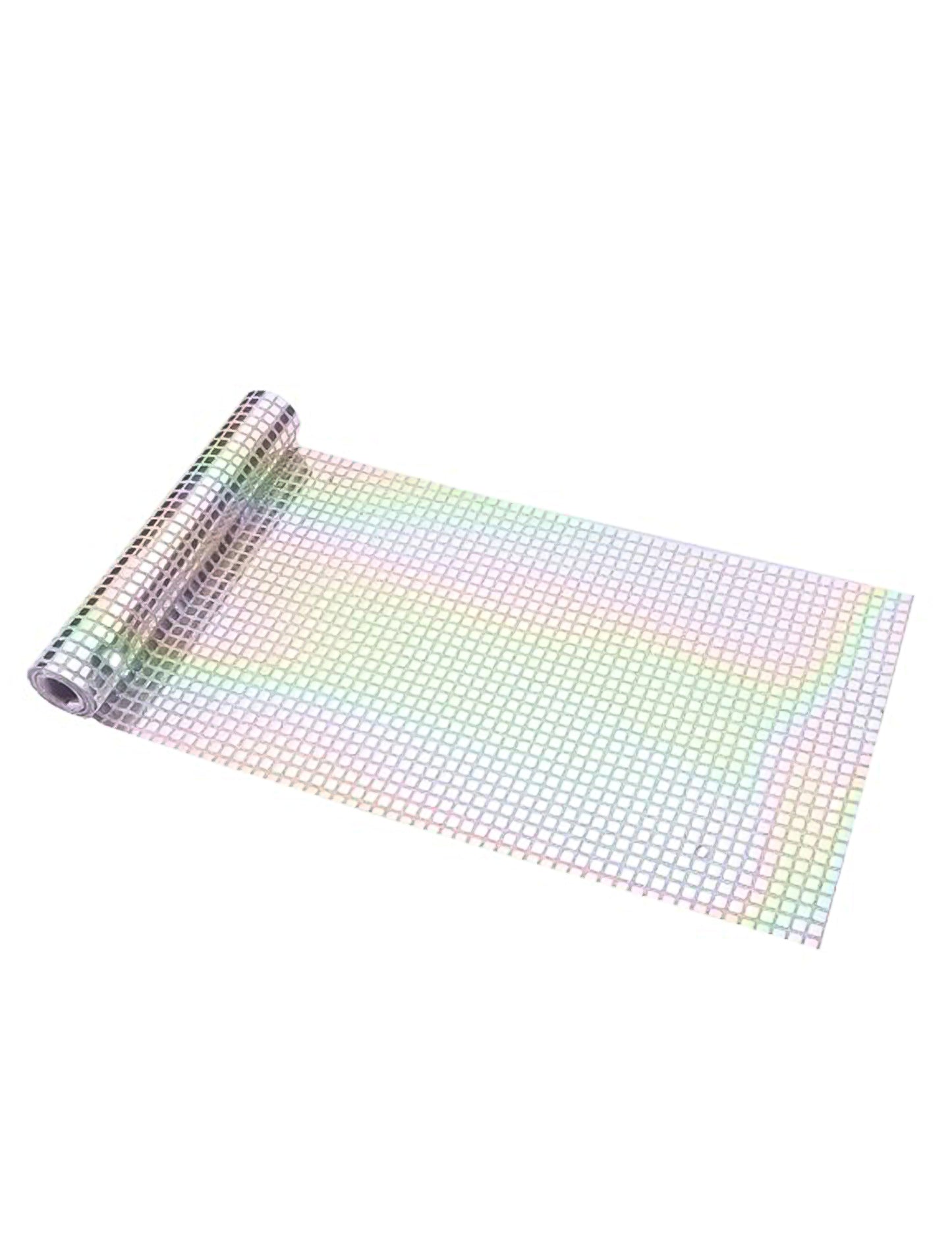 Disko stolový behúň s dúhovým efektom disco gule 3 m