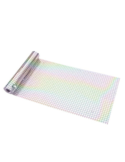 Disko stolový behúň s dúhovým efektom disco gule 3 m