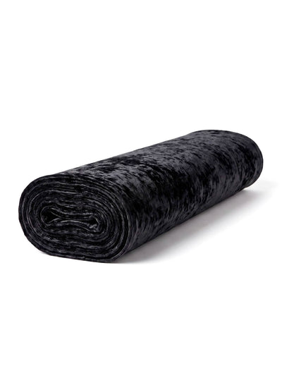 Obrus s efektom lesklého čierneho zamatu 28 cm x 3 m