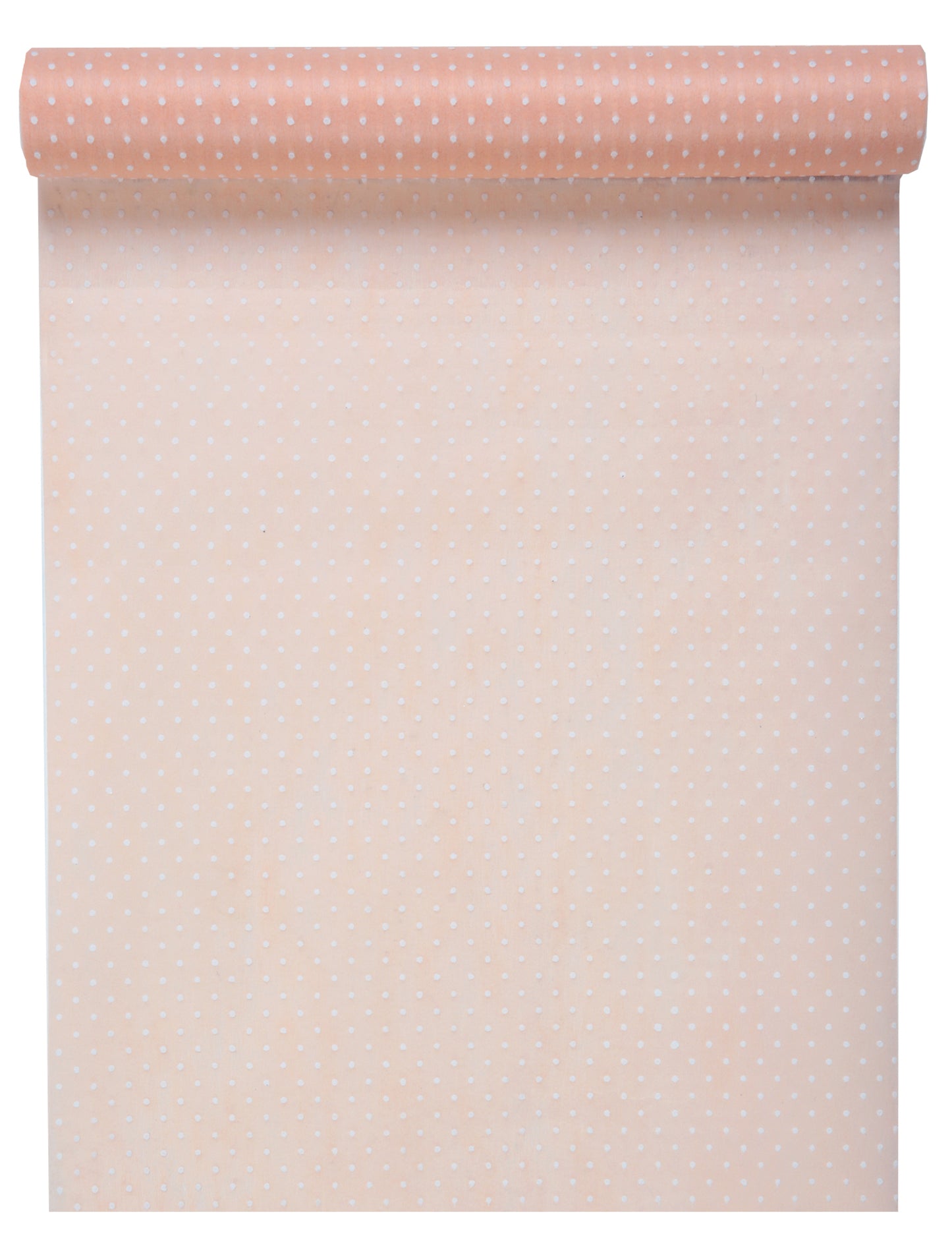 Ružový látkový prestierací stôl s motívom plumetis 30 cm 5m x párty dekorácia